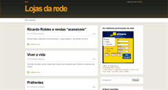 Desktop Screenshot of lojasdarede.com