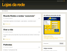 Tablet Screenshot of lojasdarede.com